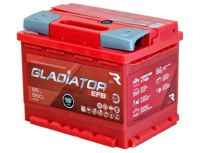 Автомобильный аккумулятор Gladiator EFB R+