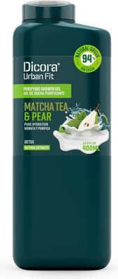 Гель для душа Dicora Urban Fit Detox Matcha Tea & Pear