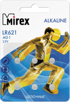 Комплект батареек Mirex AG1/LR621 1.5V / 23702-LR621-E6
