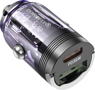 Автомобильное зарядное устройство Borofone BZ26A PD36W+QC3.0