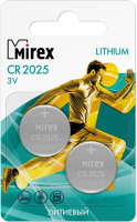 Комплект батареек Mirex CR2025 / 23702-CR2025-E2
