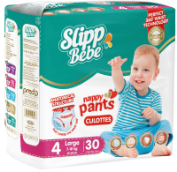 Подгузники-трусики детские Slipp Bebe N4 7-18кг / EP-304