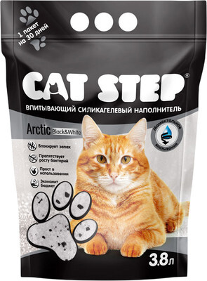 Наполнитель для туалета Cat Step Arctic Black White / 20363062