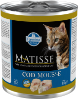 Влажный корм для кошек Farmina Matisse Mousse Cogfish
