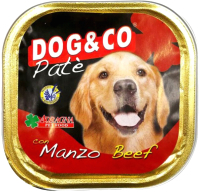Влажный корм для собак Adragna Dog&Co паштет из говядины