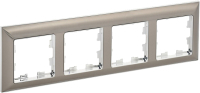 Рамка для выключателей и розеток IEK Brite BR-M42-12-4-K23