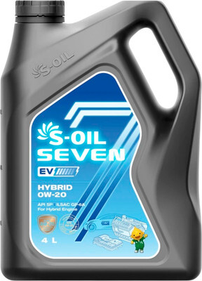 Моторное масло S-Oil Seven 7 EV Hybrid 0W20 / E108724