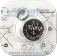 Батарейка Renata SR371/SR920/AG6 1.55V 38mAh 9.5x2.1mm