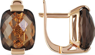 Серьги из желтого золота Кристалл CI80600226773