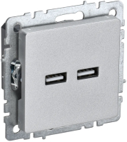 Розетка IEK Brite BR-U21-D31-K47