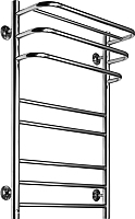 Полотенцесушитель водяной Ростела Лира 50x80/9 (1