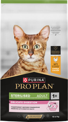 Сухой корм для кошек Pro Plan Adult Sterilised с курицей