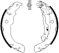 Тормозные колодки Bosch 0986487721