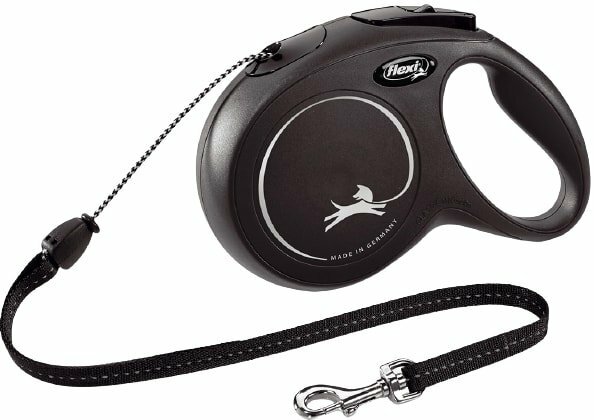 Поводок-рулетка Flexi New Classic M Cord 5 м (черный)