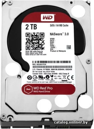 Жесткий диск WD Red Pro 2TB [WD2002FFSX]