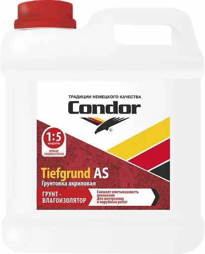 Акриловая грунтовка Condor Tiefgrund AS (5 кг)