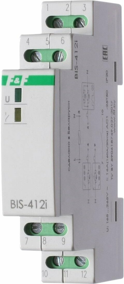 Реле импульсное Евроавтоматика F&F BIS-412i EA01.005.018