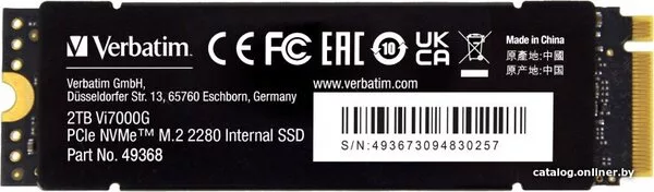 SSD Verbatim Vi7000G 2TB 49368