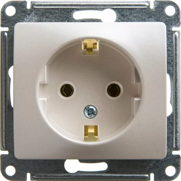 Розетка Schneider Electric Glossa GSL000145 (белый)