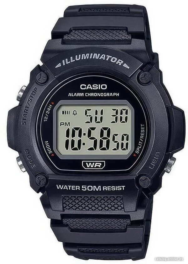 Наручные часы Casio Illuminator W-219H-1A