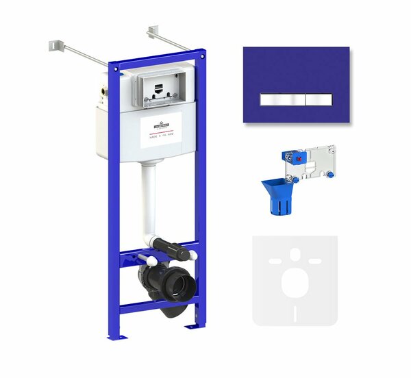 Инсталляция для унитаза Lavinia Boho Relfix 5 в 1 77020056 (фиолетовый