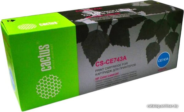 Картридж CACTUS CS-CE743A (аналог HP 307A (CE743A))