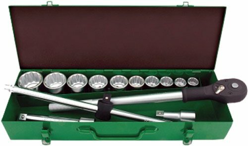 Набор трещотка с головками Toptul GCAD1406 14 предметов