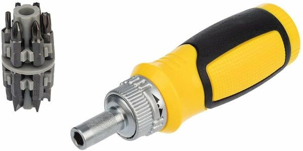 Набор отвертка с битами Rexant 12-4778 (13 предметов)