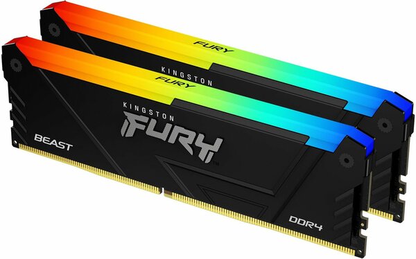 Оперативная память Kingston FURY Beast RGB 2x16ГБ DDR4 3200МГц KF432C1