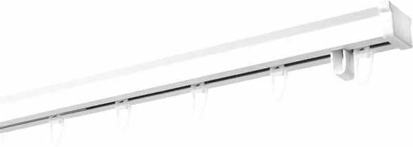 Карниз для штор Legrand раздвижной 1.6-2.2м 1-но рядный 58 091 488 (бе