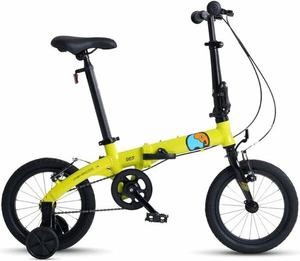 Детский велосипед Maxiscoo S007 Стандарт 2024 (желтый)