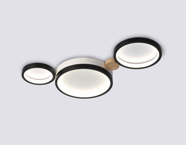 Припотолочная люстра Ambrella light FL4814/3 BK/WH