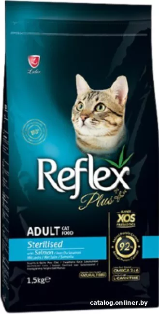Сухой корм для кошек Reflex Plus Adult Sterilised Salmon 1.5 кг