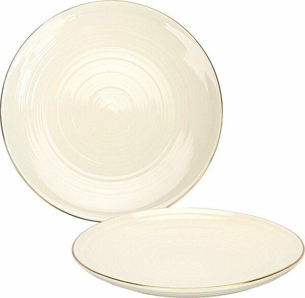 Набор тарелок Fissman Firmina 3696 (бежевый)