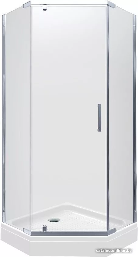 Душевой уголок Triton Дека 90x90 (хром, с поддоном)