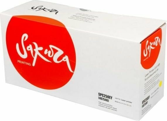 Картридж Sakura Printing SASPC250EY (аналог Ricoh SP C250E Y)