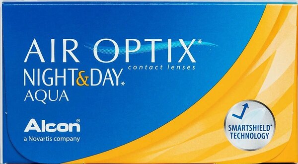 Контактные линзы Alcon Air Optix Night&Day Aqua -6 дптр 8.4 мм