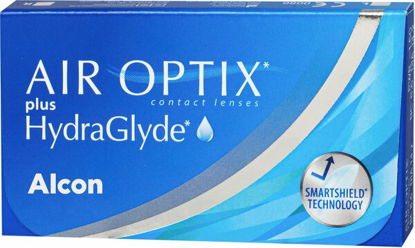 Контактные линзы Alcon Air Optix Plus HydraGlyde -3.25 дптр 8.6 мм
