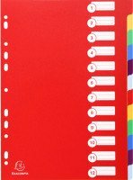 Разделитель документов Exacompta 4912E (ассорти)