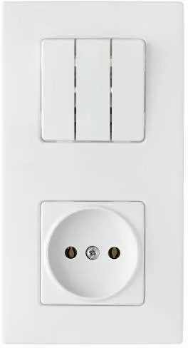 Блок розеток Bylectrica Astrum 3В-РЦ-7531 (белый)