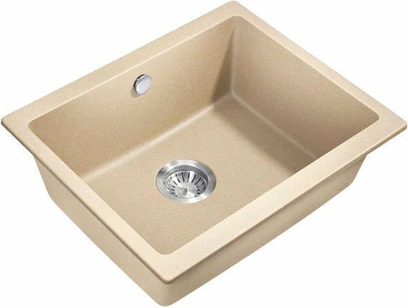 Кухонная мойка Milacio Leon 55 Cuarzo MC.77084 (бежевый)