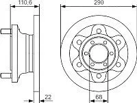 Тормозной диск Bosch 0986479S95