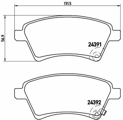 Brembo P23105