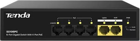 Неуправляемый коммутатор Tenda SG106PC