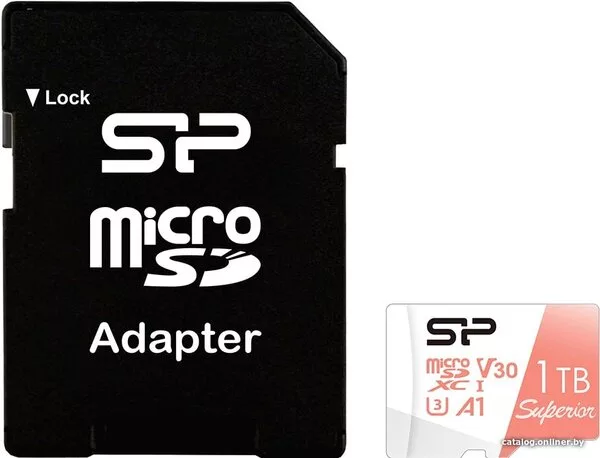 Карта памяти Silicon-Power Superior A1 microSDXC SP001TBSTXDV3V20SP 1T