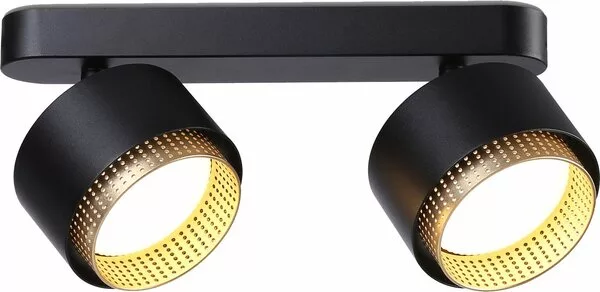 Спот Ambrella light TN71288/2 BK/GD (черный/золото)