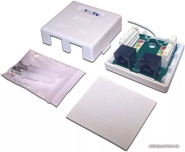 Розетка компьютерная TWT TWT-SM2-4512-WH
