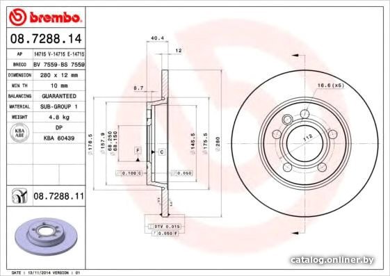 Brembo 08728811