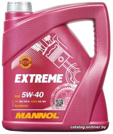 Моторное масло Mannol EXTREME 5W-40 5л