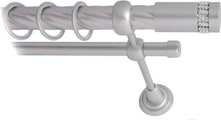 Карниз для штор Lm Decor Имидж (сатин, витая, 1.6м 16мм, 2 ряда)